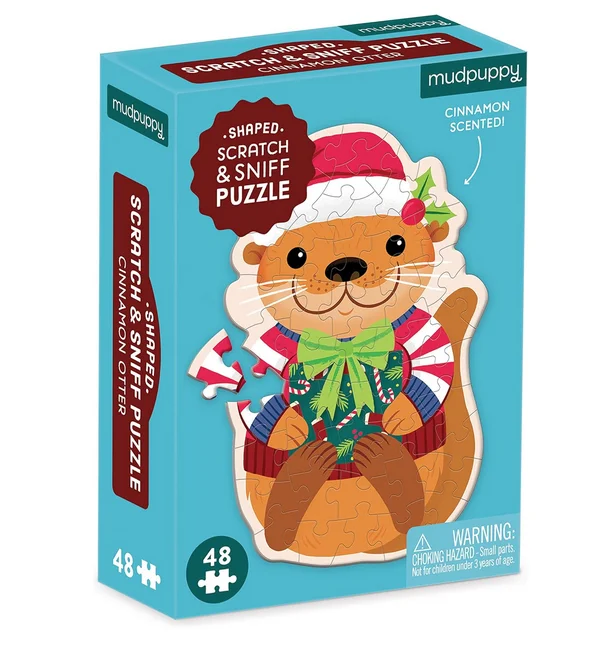 Fun gamesCinnamon Otter 48 Piece Scratch & Sniff Puzzle