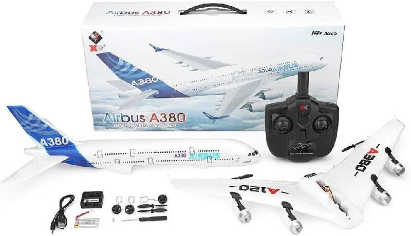 High-quality toy cars Aircar A380 Three-Channels Simulation RC Aeroplane Glider