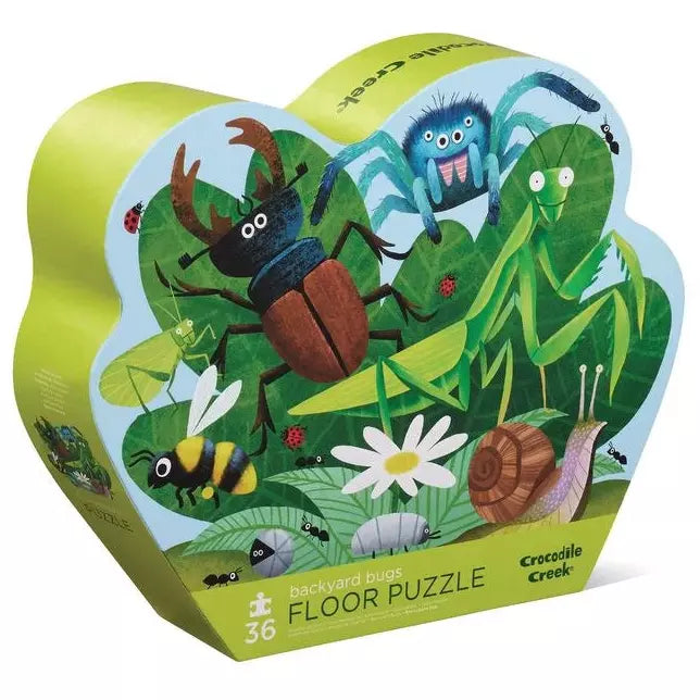 Addictive games Crocodile Creek Puzzle | Floor | 36 pc Backyard Bugs