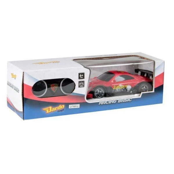 Enthusiastic toysDardo Remote Control Racing Car 1:24 Street Fighter - Red