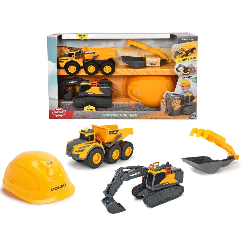 Playful toys Dickie Toys Volvo Construction Playset