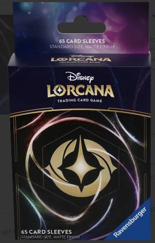 Exciting gamesDISNEY LORCANA TCG EVERGREEN BRANDED SLEEVES