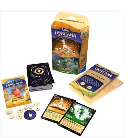 Fast-paced games DISNEY LORCANA TCG INTO THE INKLANDS STARTER DECK AMBER & EMERALD