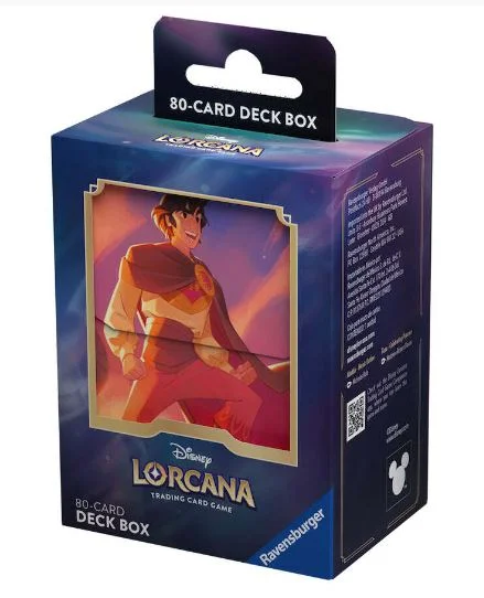 Time-consuming puzzles DISNEY LORCANA TCG SHIMMERING SKIES ALADDIN DECK BOX