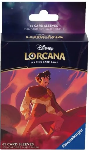 Social games DISNEY LORCANA TCG SHIMMERING SKIES ALADDIN SLEEVES