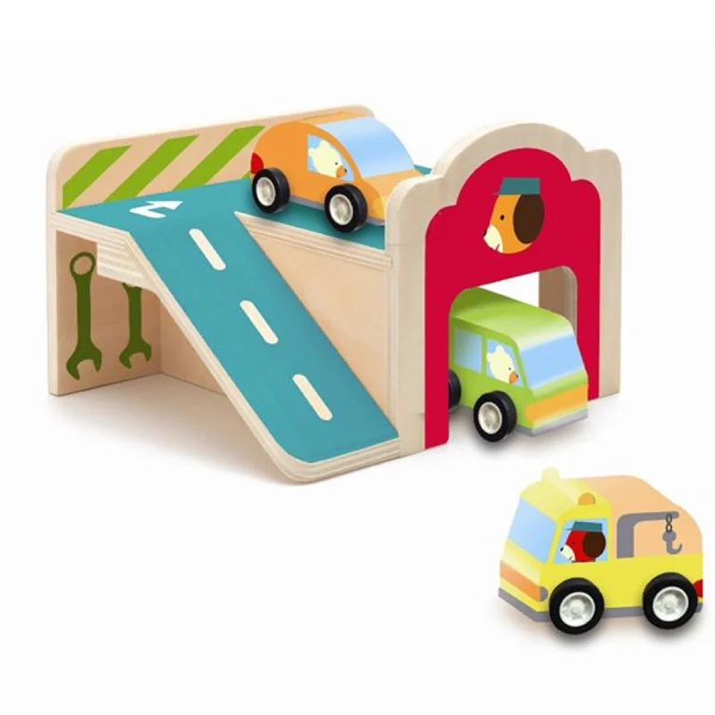 High-quality toy cars Djeco Minigarage Handling Game