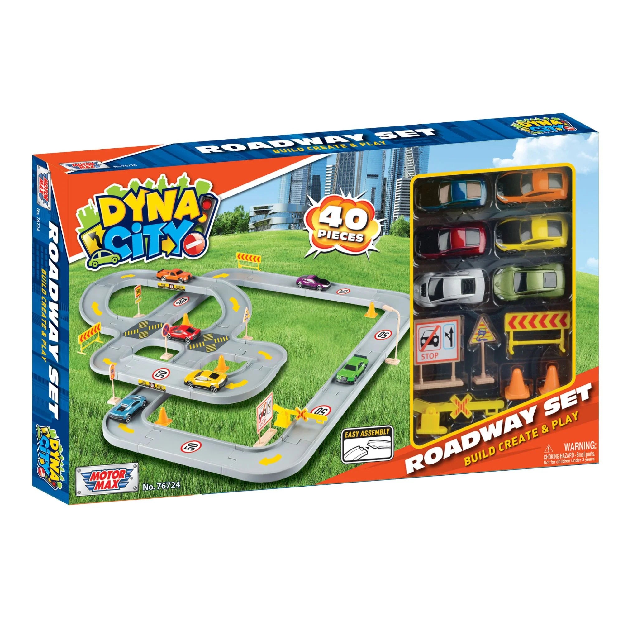 Playful toys Dyna City Roadway 40 Piece Playset