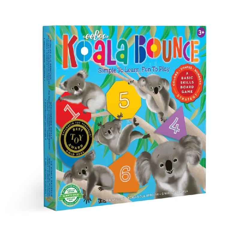 Relaxing games eeBoo Koala Bounce Strategy Board Game