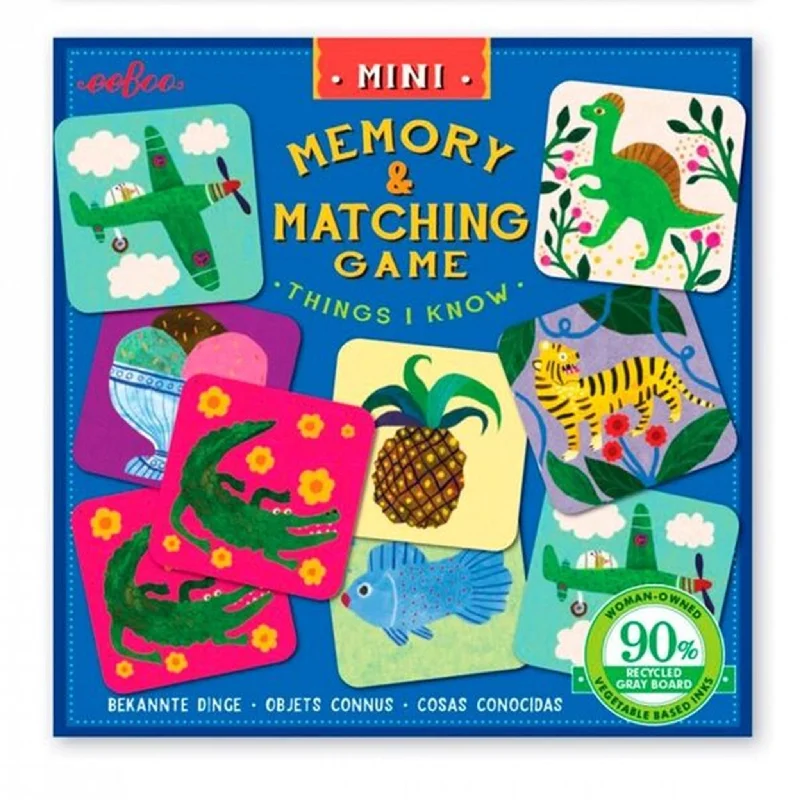 Interactive games Eeboo Miniature Huskespil - Ting Jeg Kender