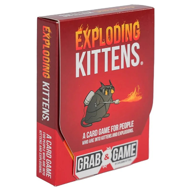 Time-consuming puzzles Exploding Kittens: Grab & Game