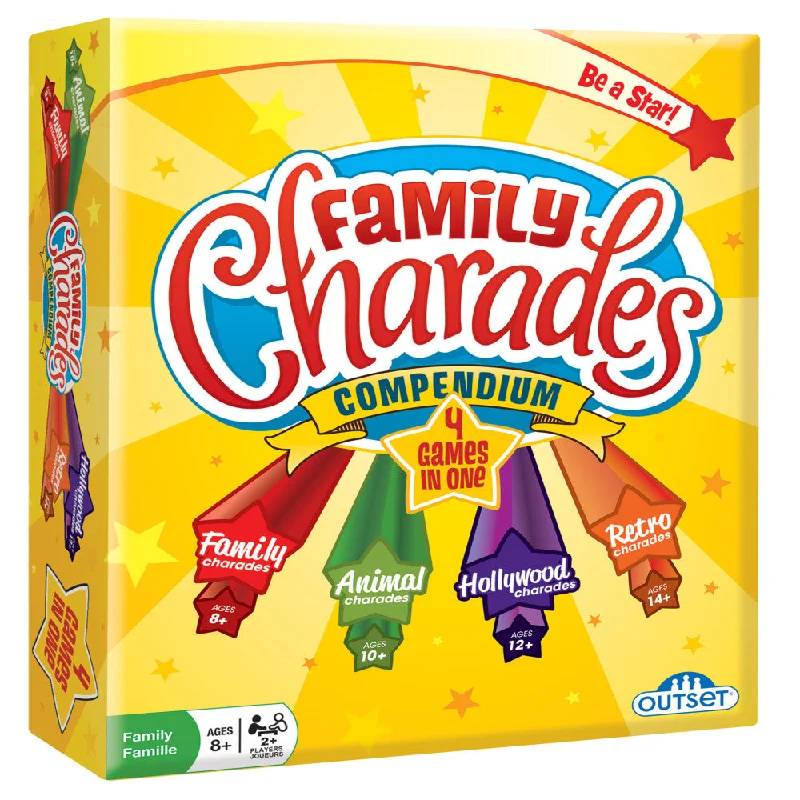 Fun gamesFamily Charades Compendium Multi-Category Party Game