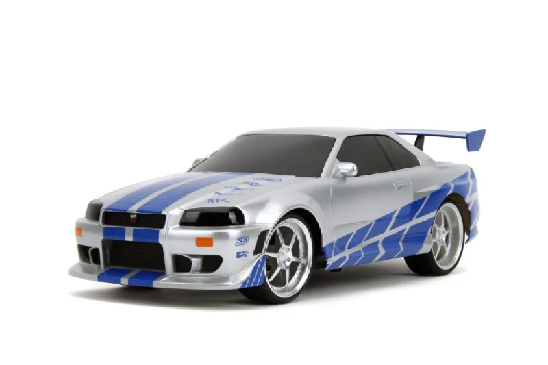 Fun toy carsFast & Furious - 2002 Nissan Skyline GT-R (BNR34) 1:16 Scale Remote Control Car Fun toy carsFast & Furious - 2002 Nissan Skyline GT-R (BNR34) 1:16 Scale Remote Control Car
