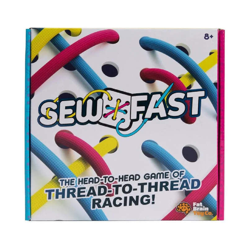 Educational games FAT BRAIN TOY CO. SEW FAST BOARD GAME
