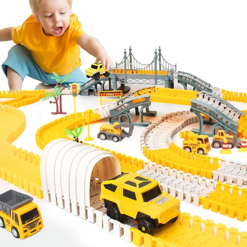High-quality materials toys Flexible 222PCS Track Car Set for Boys and Girls - Build and Race Your Own Track Car - Suitable for Ages 8-12 - Exciting Car Track Set Model High-quality materials toys Flexible 222PCS Track Car Set for Boys and Girls - Build and Race Your Own Track Car - Suitable for Ages 8-12 - Exciting Car Track Set Model