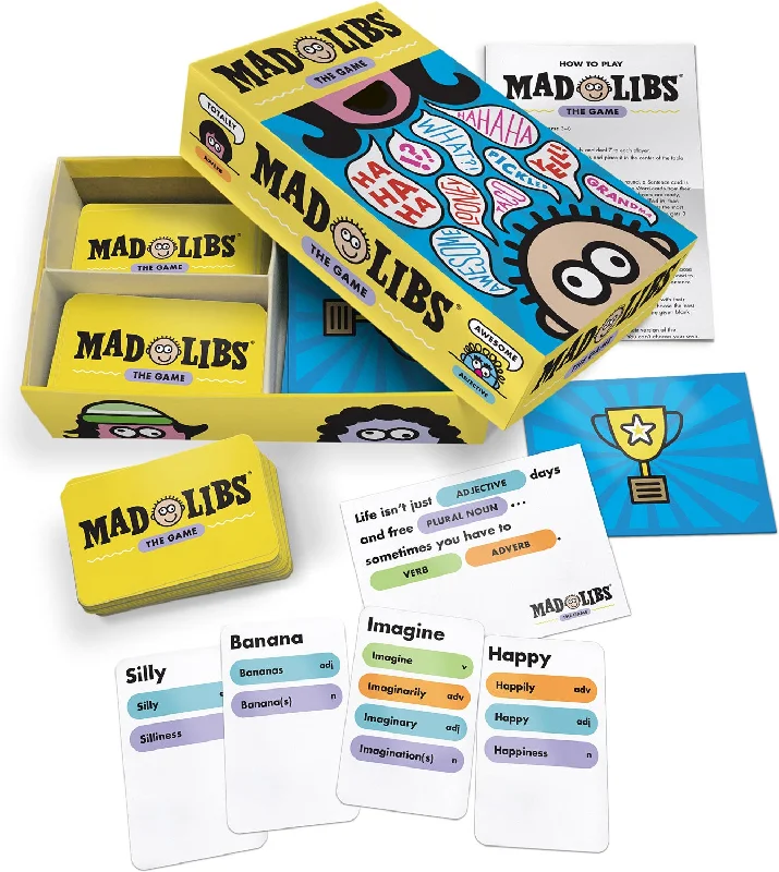 Multi-level puzzles Games Card Mad Libs The Game Card Loo072