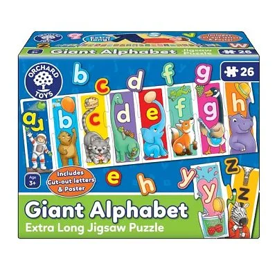 Age-appropriate puzzles GIANT ALPHABET EXTRA LONG JIGSAW PUZZLE - ORCHARD TOYS