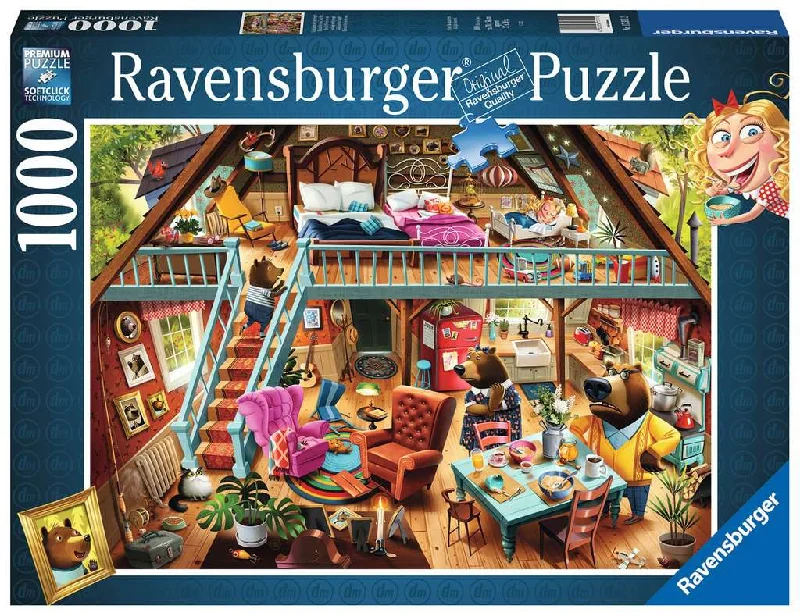 Multi-level puzzles Goldilocks Gets Caught! 1000 Piece Puzzle