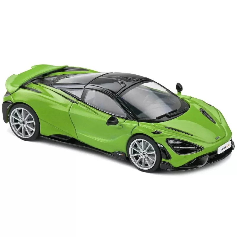 High-quality materials toys Green MCLAREN 765 LT  1:43 Scale die-cast car by Solido