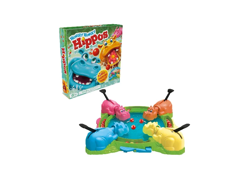 Thought-provoking puzzles Hasbro Hungry Hungry Hippos Family Board Game