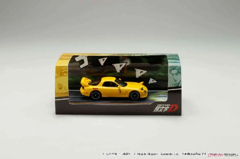 High-quality materials toys HOBBY JAPAN 1/64 MAZDA RX-7 (FD3S) RED SUNS KEISUKE TAKAHASHI WITH TAKUMI FUJIWARA INITIAL D High-quality materials toys HOBBY JAPAN 1/64 MAZDA RX-7 (FD3S) RED SUNS KEISUKE TAKAHASHI WITH TAKUMI FUJIWARA INITIAL D