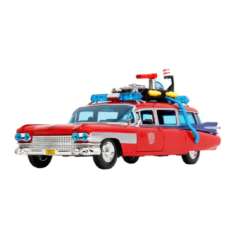 Playful toys Hollywood Rides - Ghostbusters ECTO-1 X Optimus Prime Mash-up 1:24 Scale Diecast Vehicle