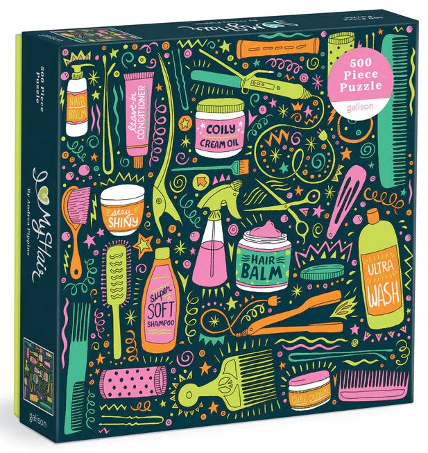 Challenging puzzles Love My Hair Tools 500 Piece Puzzle