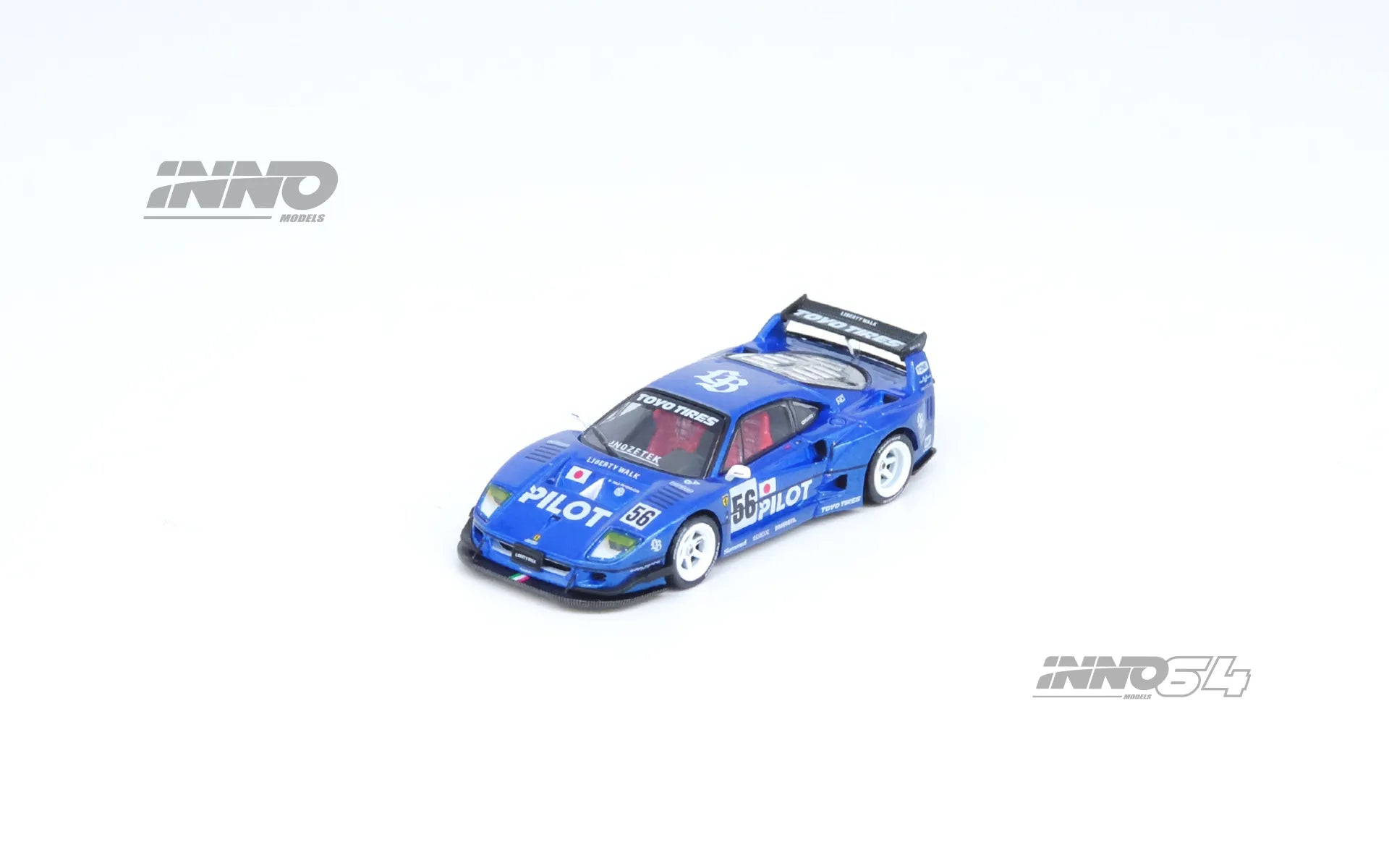 High-quality materials toys INNO64 1/64 LIBERTY WALK FERRARI F40 TOKYO AUTO SALON 2024 High-quality materials toys INNO64 1/64 LIBERTY WALK FERRARI F40 TOKYO AUTO SALON 2024
