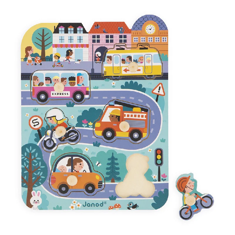 Intricate puzzles In the Town Peg Puzzle