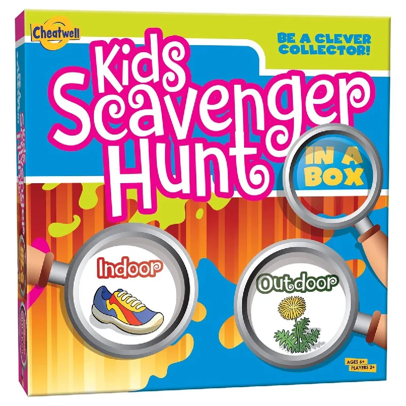 Age-appropriate puzzles Kids' Scavenger Hunt Game