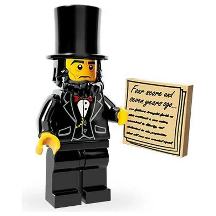 Imagination-sparking LEGO setsLEGO 71004 The LEGO Movie Abraham Lincoln Minifigure