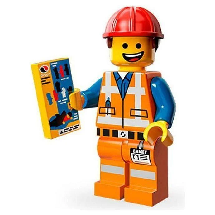 Encouraging resourcefulness LEGOLEGO 71004 The LEGO Movie Hard Hat Emmett Minifigure