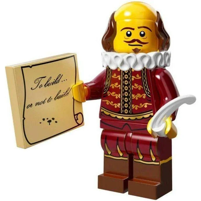 Finely detailed LEGO structuresLEGO 71004 The LEGO Movie William Shakespeare Minifigure