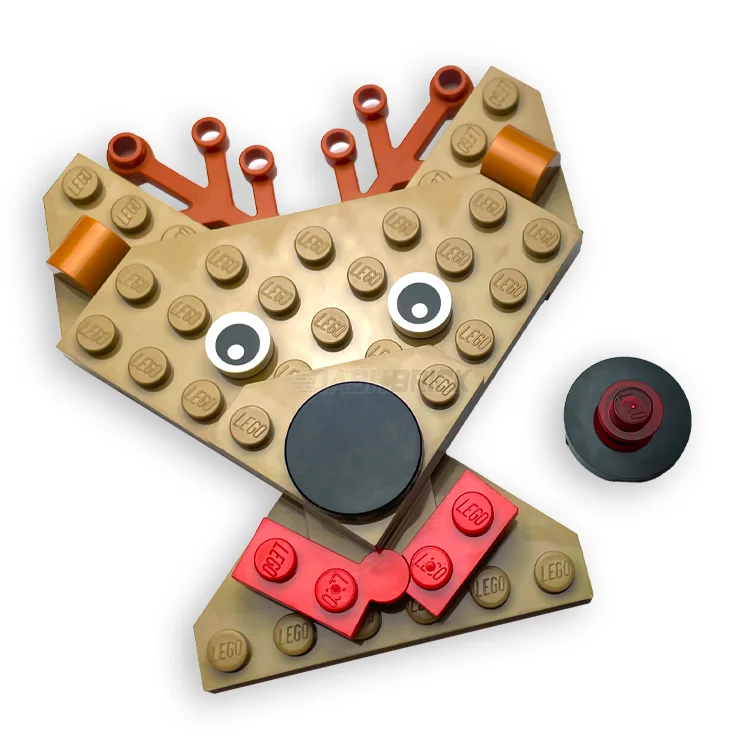 Reflecting diverse hobbies LEGO setsLEGO Christmas Tree Decoration - Adorable Reindeer (Rudolph) [MiniMOC]