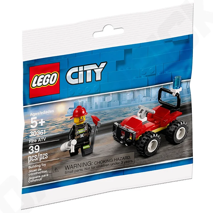 Intricate and intricate LEGO designsLEGO City - Fire ATV Polybag [30361]