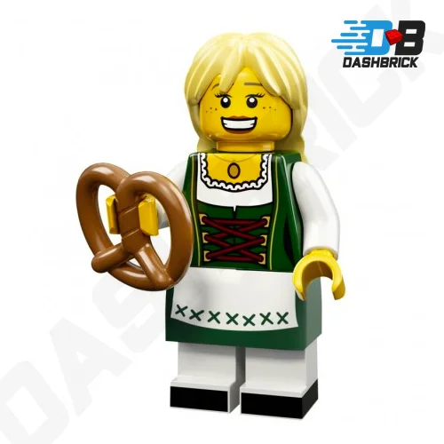 Perfect for both kids and adults LEGOLEGO Collectable Minifigures - Pretzel Girl (3 of 16) Series 11 Perfect for both kids and adults LEGOLEGO Collectable Minifigures - Pretzel Girl (3 of 16) Series 11