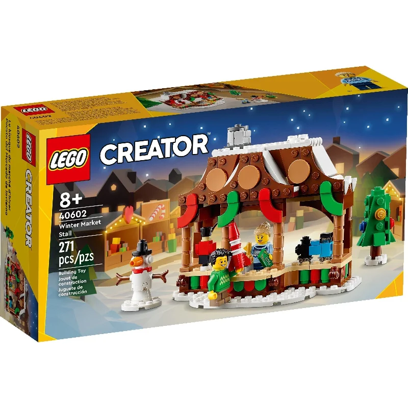 Engagement-boosting LEGO activitiesLEGO Creator 40602 Winter Market Stall