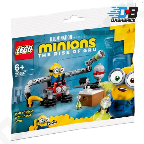 Engagement-boosting LEGO activitiesLEGO Minions - Bob Minion with Robot Arms Polybag [30387]