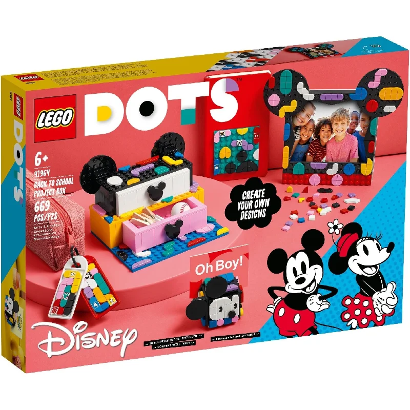 Promoting language development LEGOLEGO Dots 41964 Mickey Mouse & Minnie Mouse Back-to-School Project Box Promoting language development LEGOLEGO Dots 41964 Mickey Mouse & Minnie Mouse Back-to-School Project Box