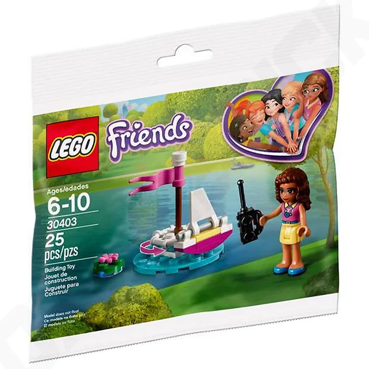 Fun-filled LEGO adventuresLEGO Friends: Olivia's Remote Control Boat Polybag [30403]