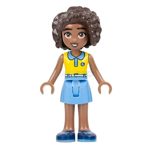Stress-relieving LEGO buildingLEGO Minifigure - Friends Aliya - Yellow Top, Medium Blue Skirt, Dark Blue Shoes [FRIENDS]