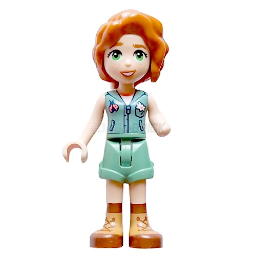 Skill-building LEGO activitiesLEGO Minifigure - Friends Autumn - Sand Green Vest, Sand Green Shorts, Boots [FRIENDS]