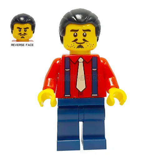 Fostering patience and perseverance LEGOLEGO Minifigure - Male, "Kaito", Tie, Suspenders, Ponytail, Moustache [NINJAGO]