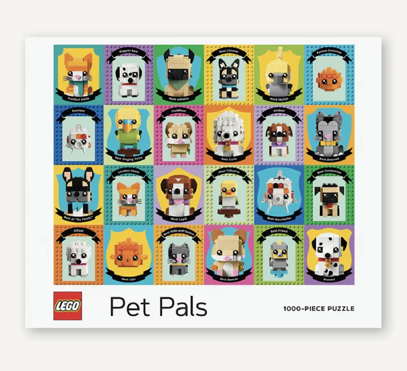 Thought-provoking puzzles LEGO Pet Pals 1000 Piece Puzzle