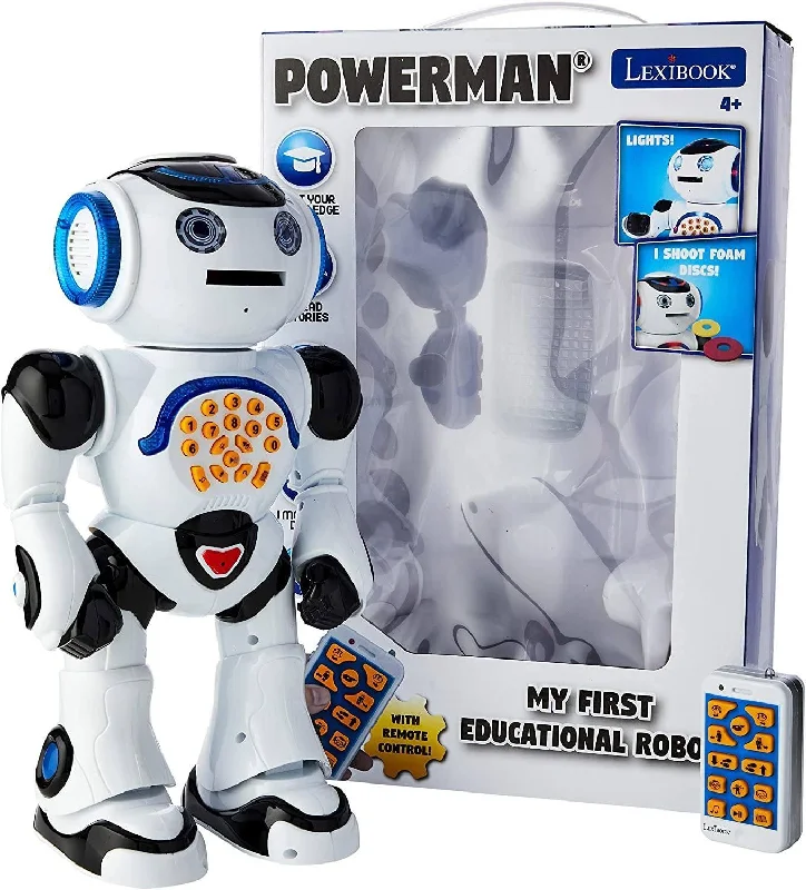 High-quality toy cars LEXIBOOK Powerman Remote Control Walking Talking Toy Robot