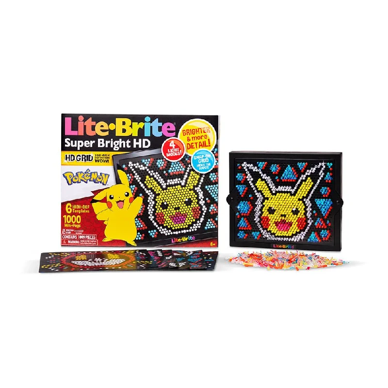 Engaging puzzlesLite-Brite, Super Bright HD Pokemon