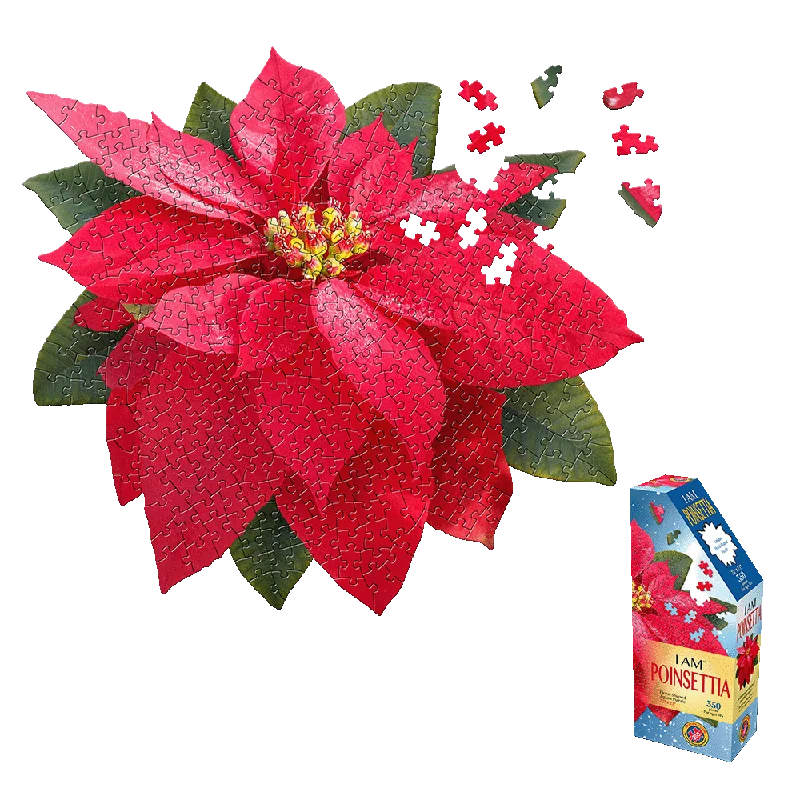 Age-appropriate puzzles Madd Capp I AM Poinsettia - 350 Piece Jigsaw Puzzle