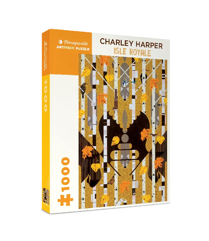Strategic puzzles Charley Harper Isle Royale 1000 Piece Puzzle