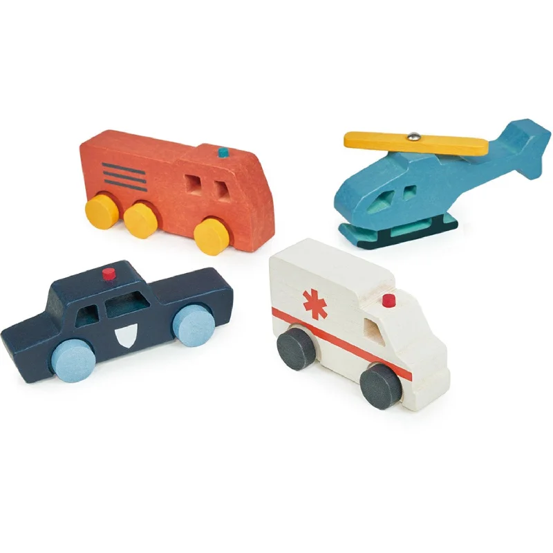 Realistic toy carsMentari Emergency Vehicles