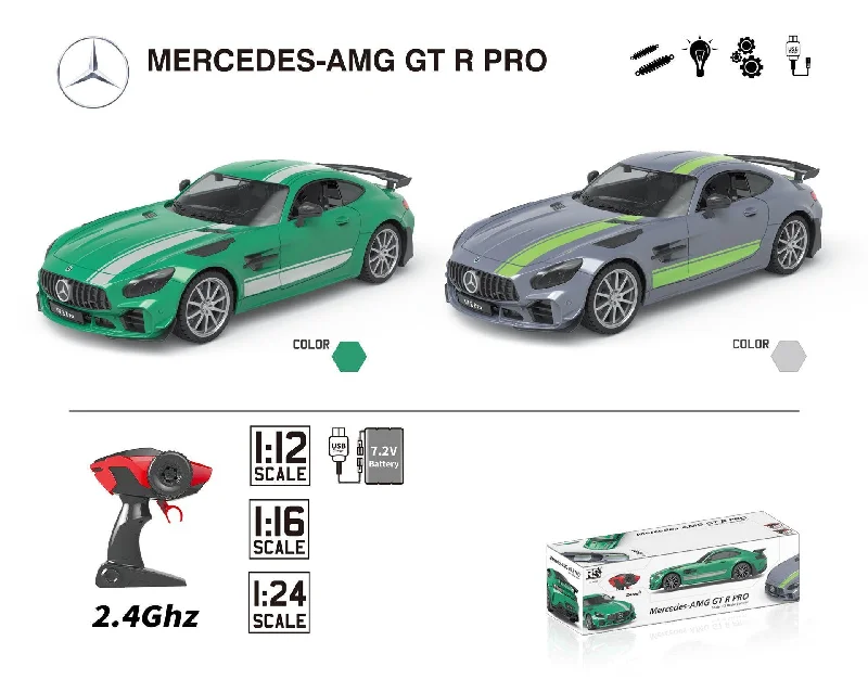 High-quality materials toys MERCEDES-AMG GT R Pro Remote Control Car with Lights 1:16 Scale High-quality materials toys MERCEDES-AMG GT R Pro Remote Control Car with Lights 1:16 Scale