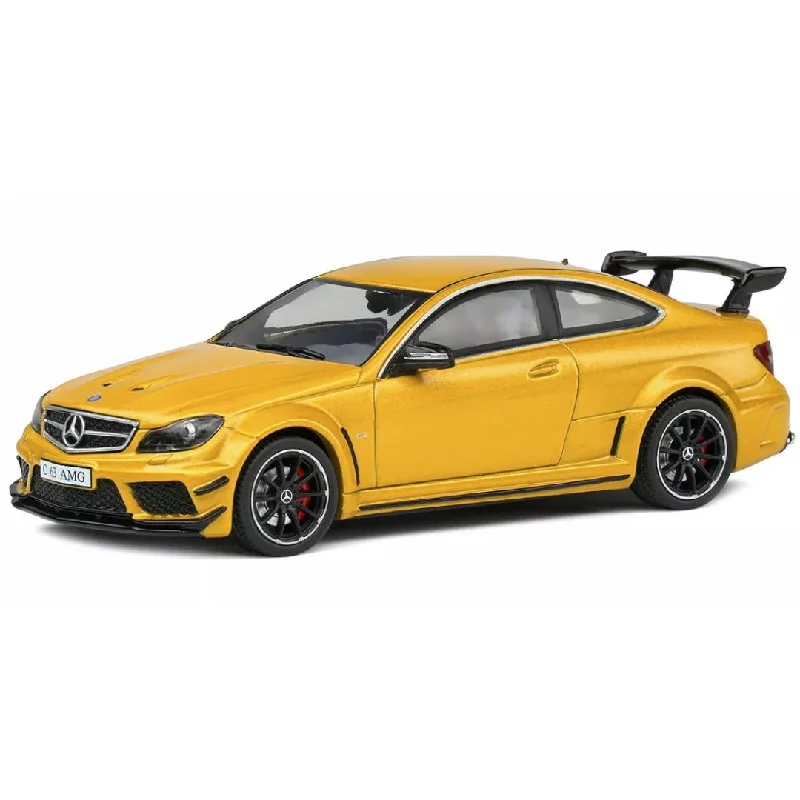 High-quality materials toys Mercedes-Benz AMG 2012 Yellow C63 Black Series 1:43 Scale Die-Cast Car Solido High-quality materials toys Mercedes-Benz AMG 2012 Yellow C63 Black Series 1:43 Scale Die-Cast Car Solido
